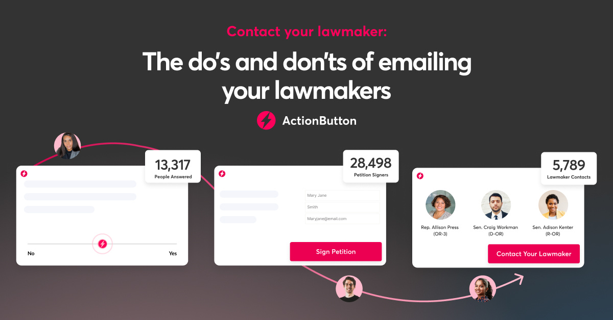 The do’s and don’ts of emailing your lawmakers